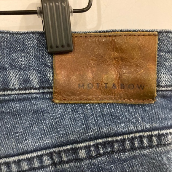 Mott & Bow Jeans Mens 30x30 Blue‎ Slim Taper Warren Denim Stretch - Picture 6 of 7